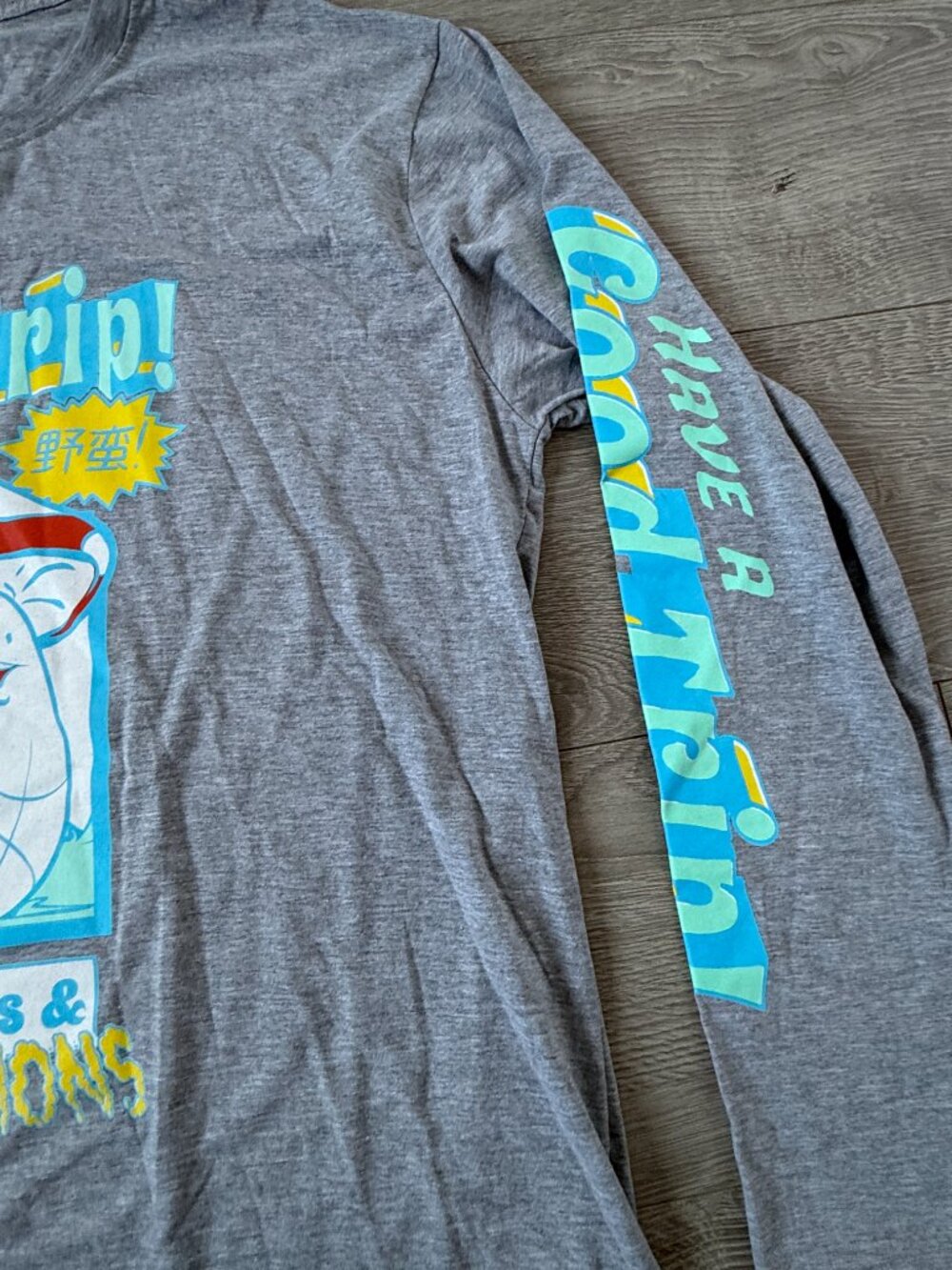 Fresh Laundry Long Sleeve T-Shirt Men 2XL - Picture 3 of 8